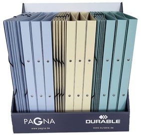 PAGNA Ringbücher + Gummizugmappen "Pastell eco", Display
