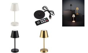 APS Akku LED-Tischleuchte MERLE MICRO, weiß