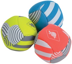 SCHILDKRÖT Neopren Mini-Fun-Bälle, 3er Set