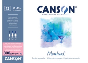 CANSON Aquarellblock "Montval", DIN A4, 300 g/qm