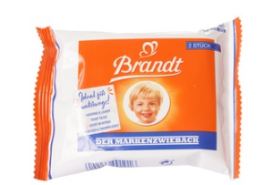 Brandt Zwieback, Portionspackungen im Karton