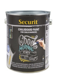 Securit Tafellack PAINT, schwarz, 2,5 Liter