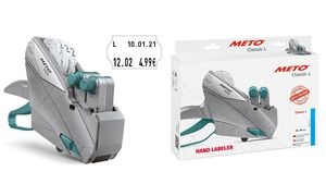 METO Preisauszeichner Classic L 2332, 2-zeilig, 23-stellig