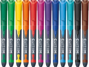 Maped Permanent-Marker CUSTOM, 12er Kunststoffetui
