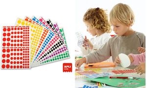 APLI kids Sticker "Rund", auf Bogen, Großverpackung