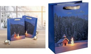 sigel Weihnachts-Geschenktüte "Christmas Chapel", groß