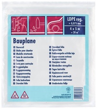 WESTEX Bauplane, LDPE, 75 my, transluzent, 4 x 5 m