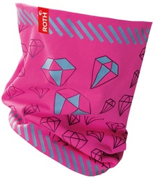 ROTH Kinder-Jersey-Schlauchschal ReflActions "Diamant", pink