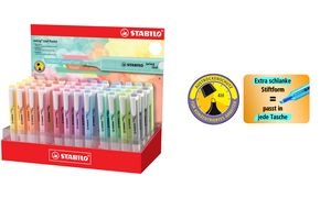 STABILO Textmarker swing cool Pastel, 48er Karton-Display