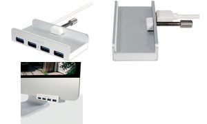 LogiLink USB 3.0 Hub, 4-Port,Aluminiumgehäuse im iMac Design