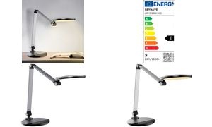 PAPERFLOW LED-Tischleuchte CHUCK, Standfuß, silber