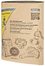 Peggy Perfect Bioabfallbeutel, 10 Liter, braun