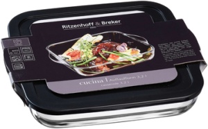 Ritzenhoff & Breker Auflaufform CUCINA, aus Glas, 1,95 Liter