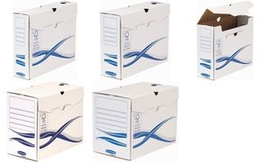 Fellowes BANKERS BOX Basic Archiv-Schachtel, blau, (B)150 mm
