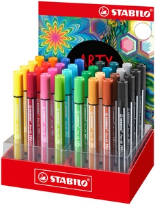 STABILO Fasermaler Pen 68 MAX, 32er Tischdisplay ARTY