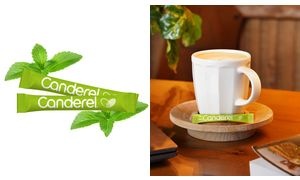 Canderel Stevia-Sticks, im Displaykarton