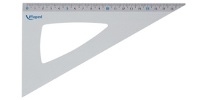 Maped Zeichendreieck 45 Grad, aus Aluminium