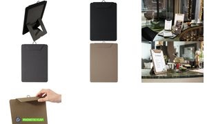 sigel Speisekarten-Klemmbrett, DIN A5, anthrazit