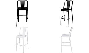 PAPERFLOW Outdoor-Barhocker ARTY, 2er Set, schwarz