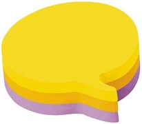Post-it Haftnotiz-Würfel, 70 x 70 mm, Sprechblasen-Form