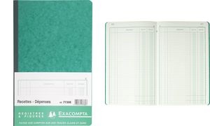 EXACOMPTA Geschäftsbuch "Recettes et Dépenses", 32 x 19,5