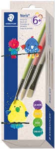STAEDTLER Synthetikhaarpinsel-Set Noris, 3-teilig