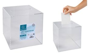 EXACOMPTA Aktionsbox, aus Acryl, glasklar