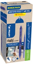 PILOT Tintenroller FRIXION BALL CLICKER 07, BONUS PACK
