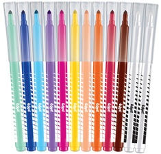 Maped Radierbare Fasermaler COLOUR'PEPS OOPS,12er Kartonetui