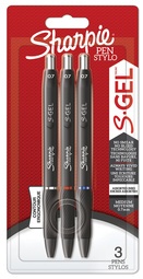 Sharpie Gelschreiber S-GEL, 0,7 mm, sortiert, 3er Blister