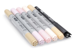 COPIC Marker ciao, 5+1 Set "Portrait 1"