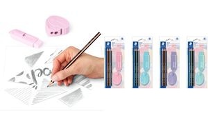 STAEDTLER Schreibset Noris pastel, 5-teilig, Blister