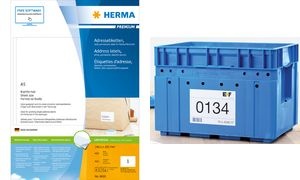 HERMA Universal-Etiketten PREMIUM, 148,5 x 105 mm, weiß