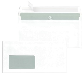 MAILmedia Briefumschläge DIN lang, haftklebend, mit Fenster