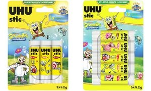 UHU Klebestift stic Spongebob, 3 x 8,2 g, Blister