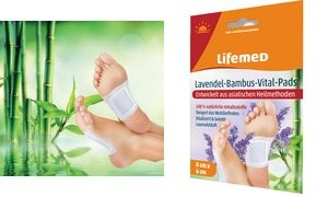 Lifemed Bambus-Vital-Pads Lavendel, 80 x 60 mm, 2er Pack