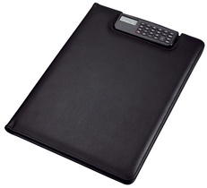 Alassio Schreibmappe "BRESCIA", A4, Kunstleder, schwarz