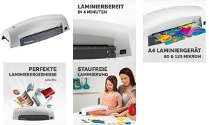 Fellowes Laminiergerät Lunar DIN A4, lichtgrau