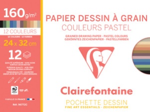 Clairefontaine Künstlerpapier "à Grain", 240 x 320 mm