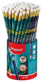 Maped Bleistift DRAGON, mit Radierer, HB, 72er Köcher