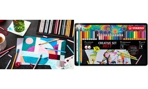 STABILO Kreativ-Set ARTY, 36er Metalletui