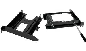 LogiLink PCI-Slot Einbaurahmen für 2,5" Festplatten, schwarz