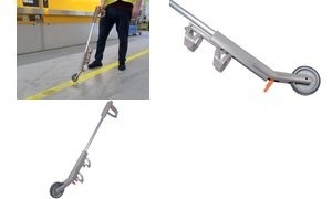 DURABLE Markierstange DURALINE EasyTrack S, grau