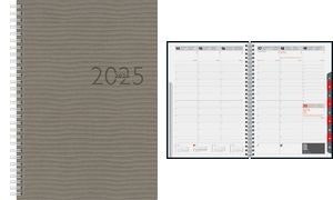 rido idé Buchkalender "studioplan int. Tejo", 2025, grau
