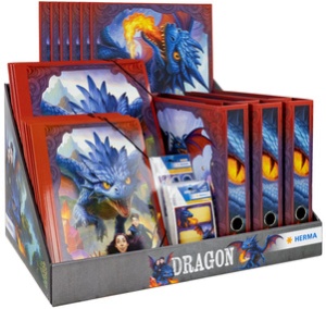 HERMA Motivserie "Dragon", Thekendisplay