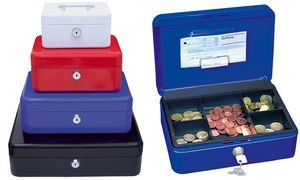 WEDO Geldkassettenersatz-Einsatz mit 5 Fächern, schwarz