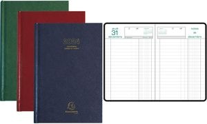 EXACOMPTA Buchkalender "Couronne" 2026, schwarz