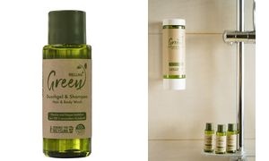 HELLMA Green Mini-Duschgel & Shampoo, 30 ml