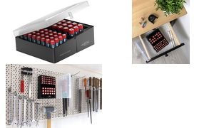 ANSMANN Aufbewahrungsbox für Akkus, für 52 Akkus, bestückt