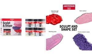 ROYAL TALENS AMSTERDAM Medium Modellier-Set, 4 x 120 ml